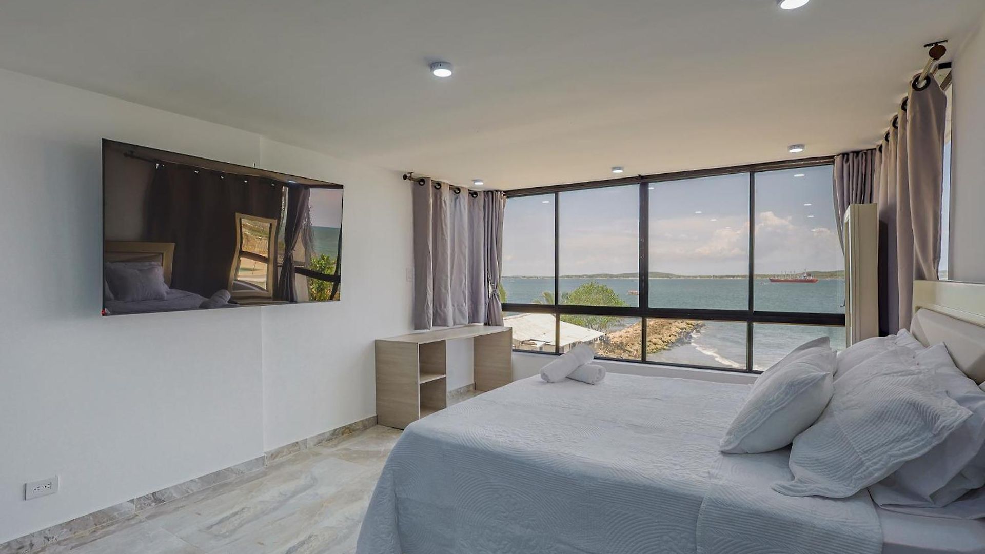 Lujoso Con Vista Al Mar Apartamento Cartagena