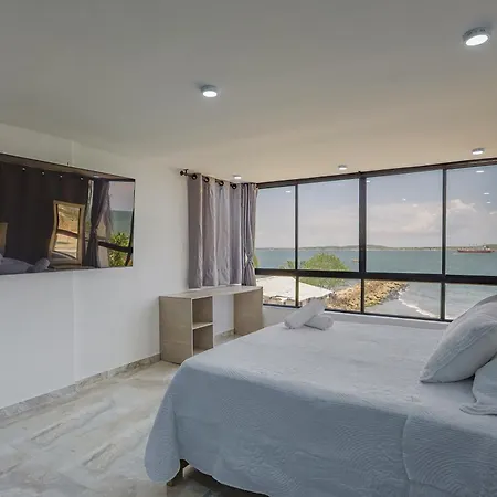 Lujoso Con Vista Al Mar Apartamento Cartagena