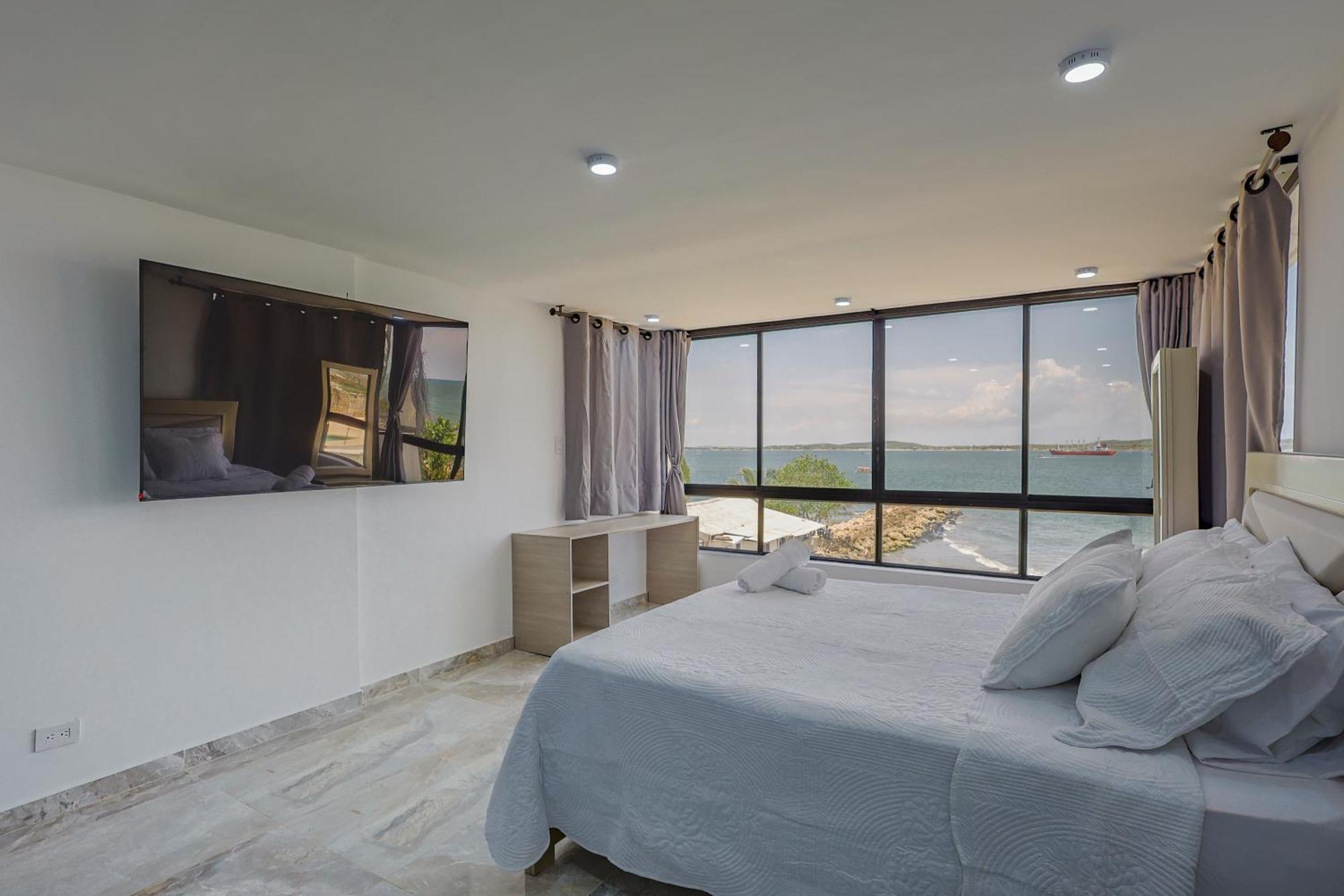 Lujoso Con Vista Al Mar Apartamento Cartagena